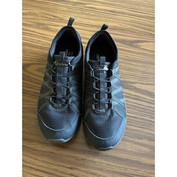 Skechers SN 100250 black slip on shoes size 9 - Picture 1 of 4